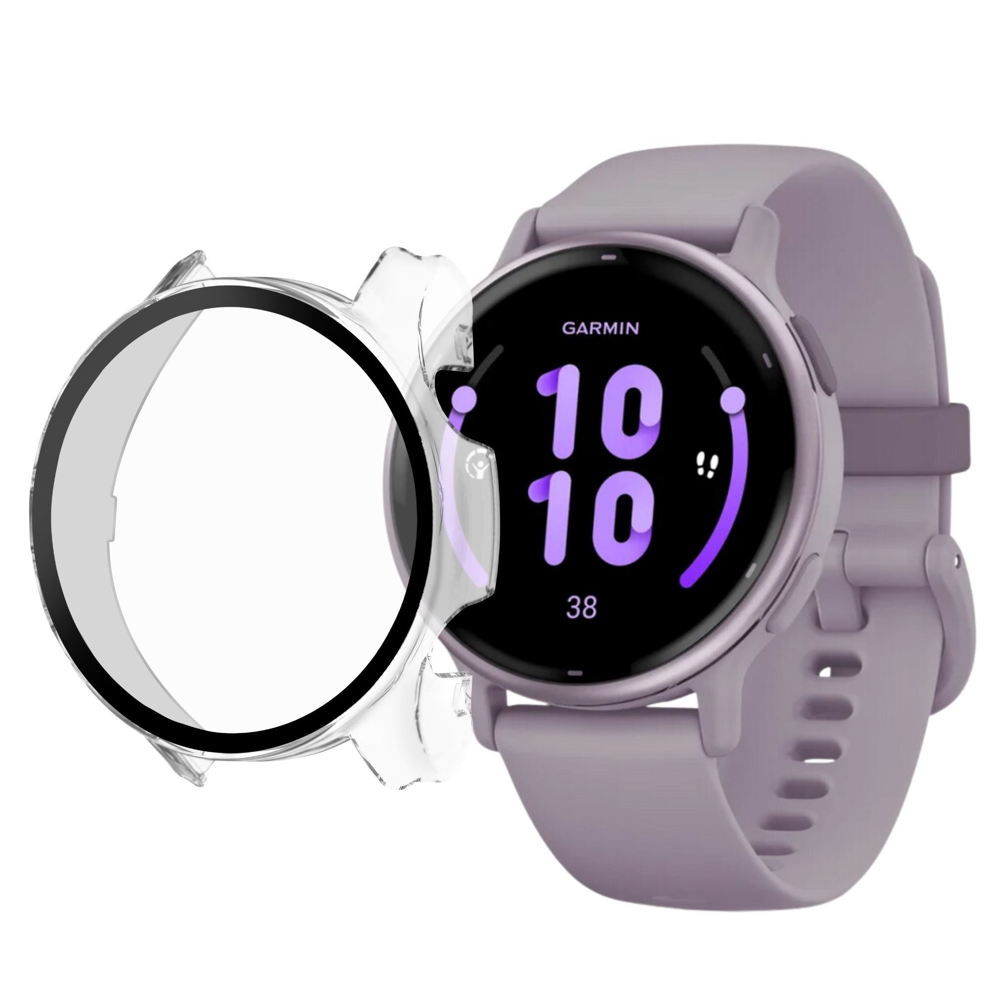 4 Protège-Écrans 3D TPU Pour Garmin Vivoactive 5 - HD Flexible Anti-Rayures