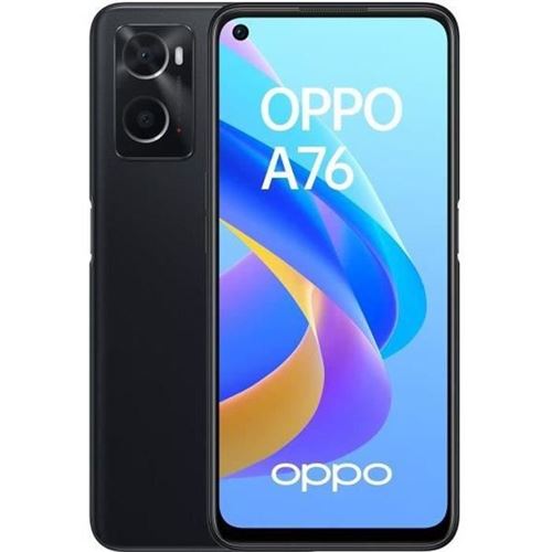 Oppo Smartphone A76 - 128Go - 4G - Noir (2022) - Reconditionné - Excellent État