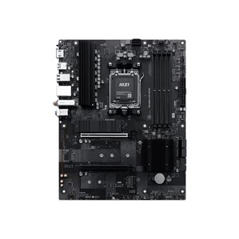 MSI PRO B840-S EVO WIFI6E - Carte-mère - ATX - Socket AM5 - AMD B840 Chipset - USB 3.2 Gen 1, USB 3.2 Gen 2, USB-C 3.2 Gen 1, USB-C 3.2 Gen2 - 2.5 Gigabit LAN, Wi-Fi 6E, Bluetooth - carte graphique embarquée (unité centrale requise) - audio HD (8 canau - 1