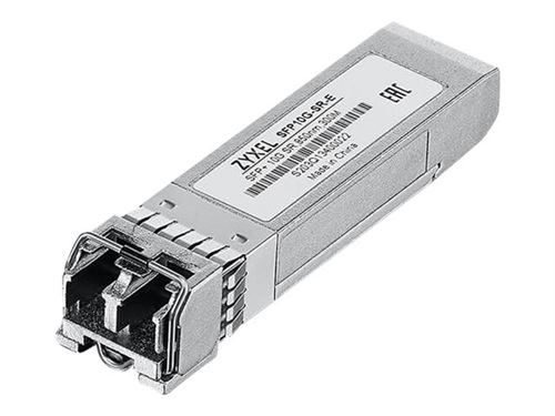 Zyxel SFP10G-SR-E - Module transmetteur SFP+ - 10 GigE - 10GBase-SR - LC multi-mode - jusqu'à 300 m - 850 nm (pack de 10)
