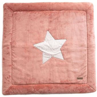Domiva Tapis parc - 100 x 100 cm - Antidérapant - Microdoux - Terracotta - 1