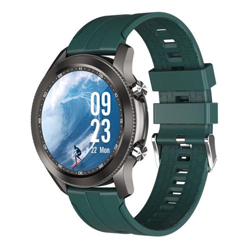 CHRONUS Montre Connect&eacute;e A10 IP68 Etanche Fitness Tracker-Noir- 