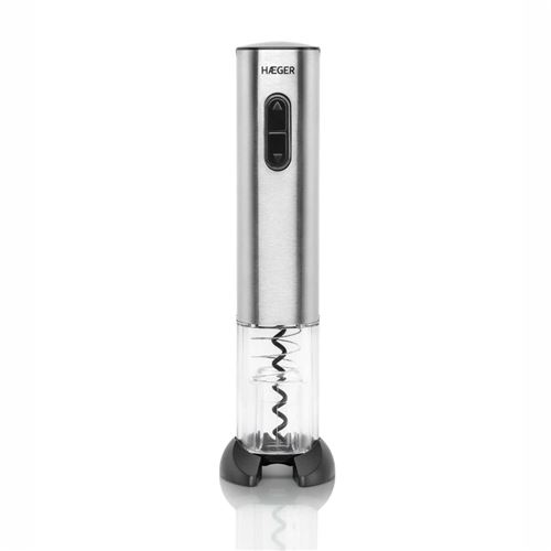 Haeger - Tire-bouchon électrique LUCCA - Rechargeable - Acier inoxydable - Image 4