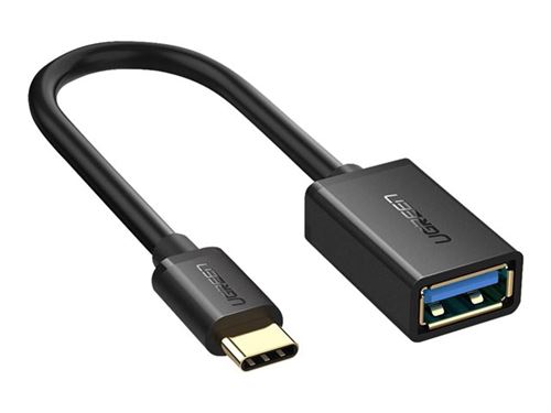 Ugreen - Adaptateur USB - USB-C (M) pour USB type A (F) - USB 3.0 OTG - 17 cm - noir