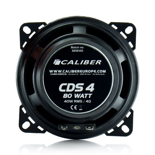 Haut-parleur voiture - Caliber CDS5G - 2 voies coaxiale 40W RMS 100W Max  160 x 160 x 69 mm Noir - Enceinte encastrable - Achat & prix
