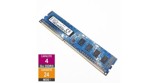 Barrette Mémoire 4Go Ram Ddr3 Kingston Hp698650-154-Mcn Dimm Pc3L-12800U 1Rx8