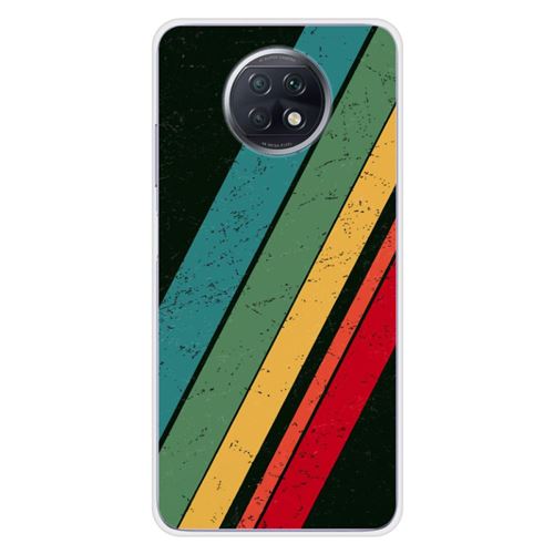 Coque en silicone imprimée compatible Xiaomi Redmi Note 9T 5G Grunge