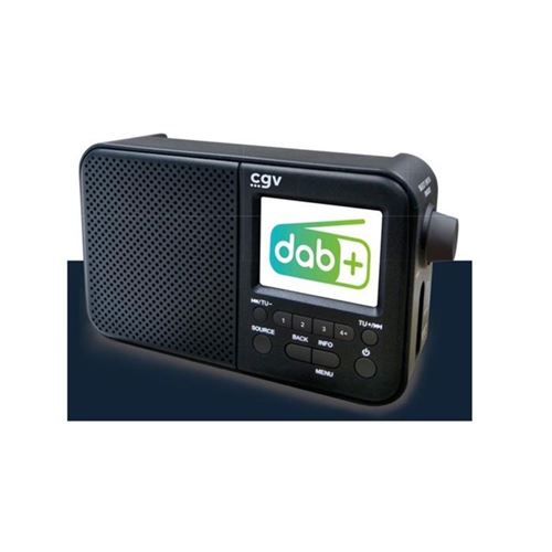 CGV - Radio portable DAB+ et FM - DR7+ - Ecran couleur TFT 2.4 - Batterie rechargeable - Image 3