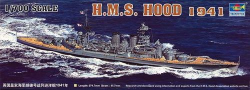 H.m.s Hood 1941 - 1:700e - Trumpeter