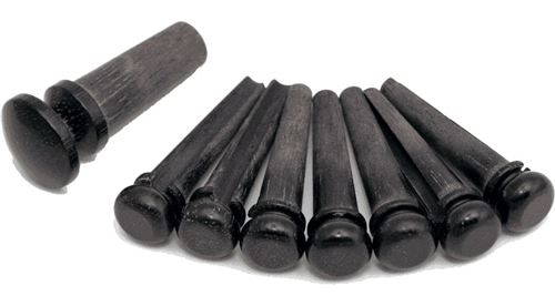 GENERIQUE - Chevilles pour Guitare Martin & Co - Ebène - Image 3