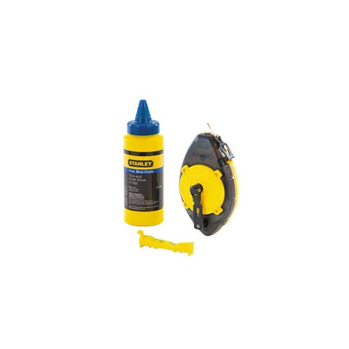 Kit 3 Pieces Cordeau Traceur Powerwinder Stanley - 0-47-465 - 30 M