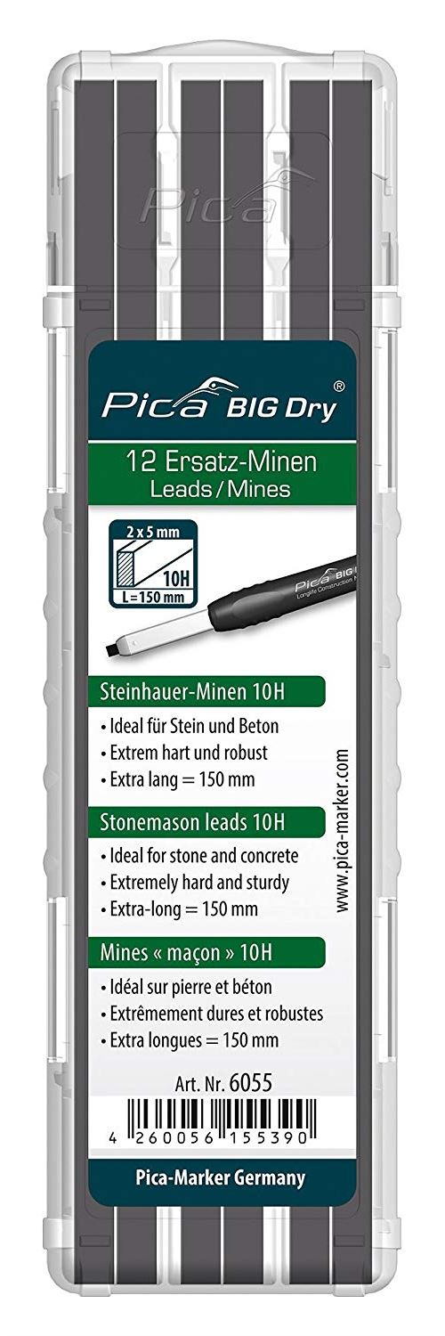 Pica Big Dry – Pack de 12 mines maçon 10H, Big Dry