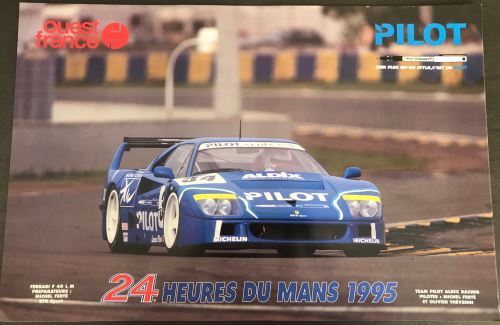 24H du Mans - 1995 - Ferrari F 40 L M - AFFICHE