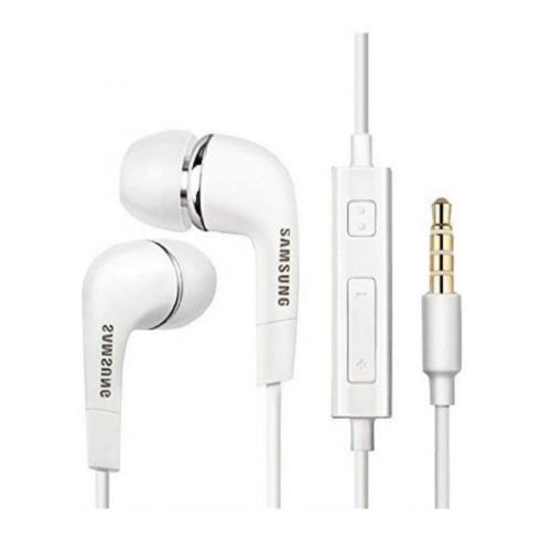 Samsung EHS64 Original écouteurs Intra-Auriculaires écouteurs Bouchons doreille pour Smartphone Prise 3,5 mm Son stéréo Blanc 