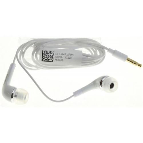 Ecouteurs Kit Main Libre Jack 3,5mm Samsung AKG Blanc - Vrac (Origine)