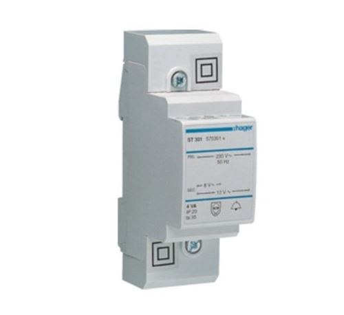 Hager ST301 Transformateur de sonnette 8 V, 12 V 0.5 A