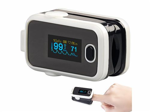 Oxymètre de pouls USB à écran couleur OLED