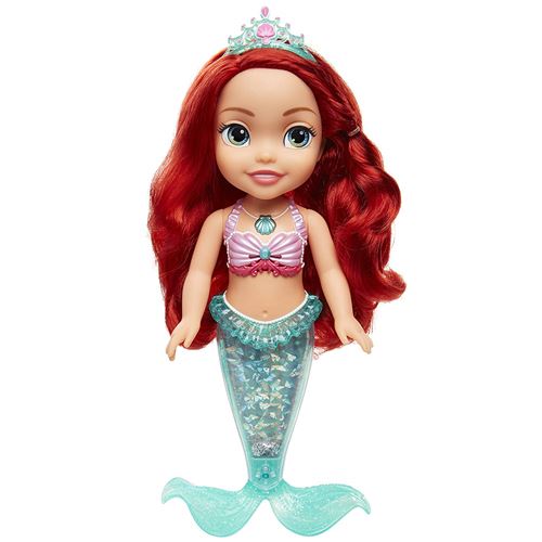 GLOP – Poupée Princesse Ariel 35 cm avec lumières et Paillettes., Multicolore