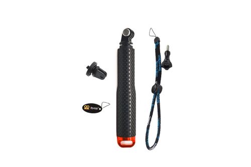 Ibroz tige selfie extensible rouge pour gopro