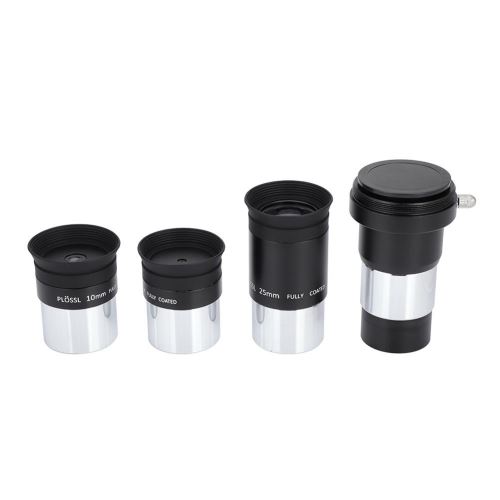Kit de lentilles pour télescope 1.25 Plossl 4/10 / 25mm + Barlow 2X