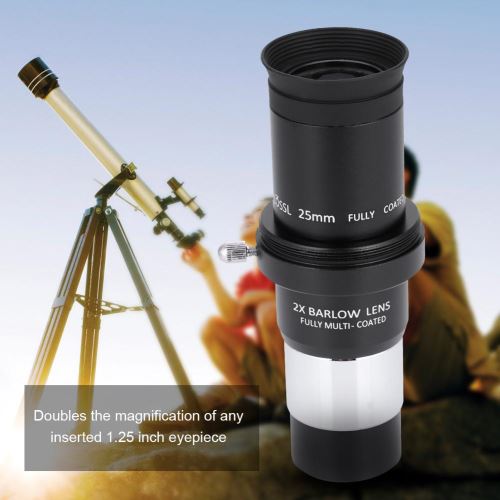 Objectif Barlow 5x 1.25" - Multicouche Télescope Avec Filetage M42 Pour APN