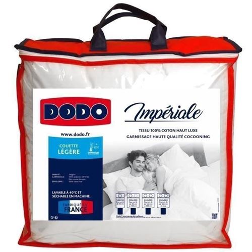 DODO Couette légere Imperiale - 240 x 260 cm - Blanc