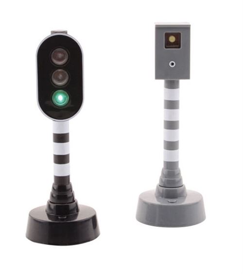 Johntoy Feu de signalisation et radar 15 cm noir