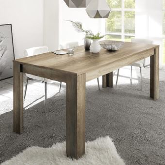 Petite Table Extensible 137 Cm Couleur Chene Jace 2 L 185 X P 90
