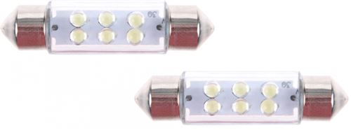 Grundig C5W Ampoules LED de voiture 12V 36mm 2 pièces blanches
