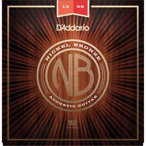 Daddario - Jeu de cordes pour guitare acoustique - Nickel Bronze - Tirant 13-56 - Image 3
