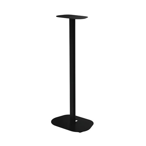 Support D'enceinte Universel Avec Plateaux Interchangeables, Noir