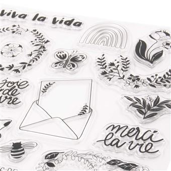 33 Tampons Crystal® Fleurs - Draeger Paris