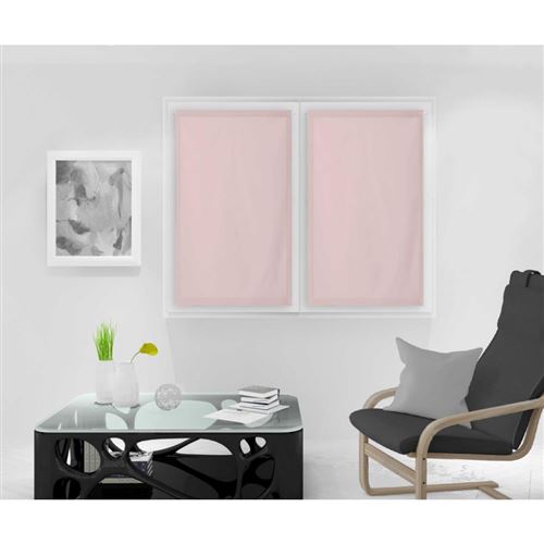 Paire de brise bise 60x120 cm DOLLY rose