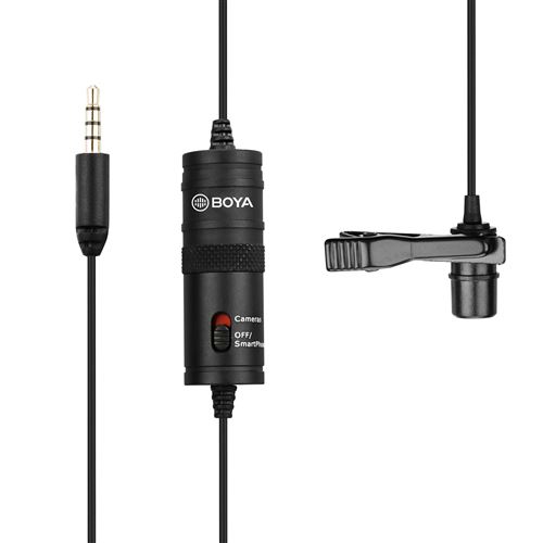 BOYA BY-M1 Microphone Lavalier omnidirectionnel pour Canon Nikon Sony caméscope DSLR enregistreurs