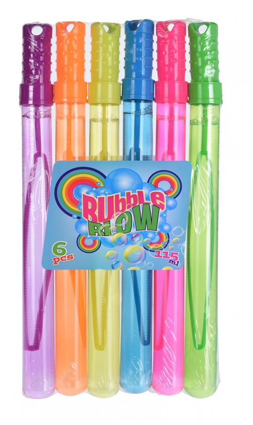 Free and Easy ensemble souffleur de bulles 6-pièces 33 cm