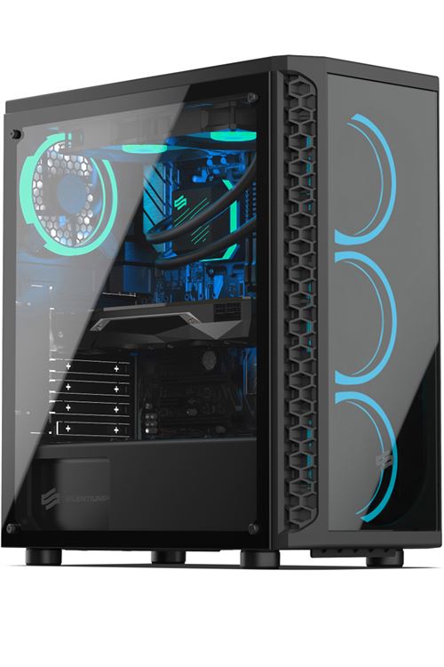 Sedatech PC Pro Gaming Intel i7-9700KF, Radeon RX 6800, 16 Go RAM DDR4, 500Go SSD NVMe M.2 PCIe, 3To HDD, USB 3.1, Wifi, sans OS