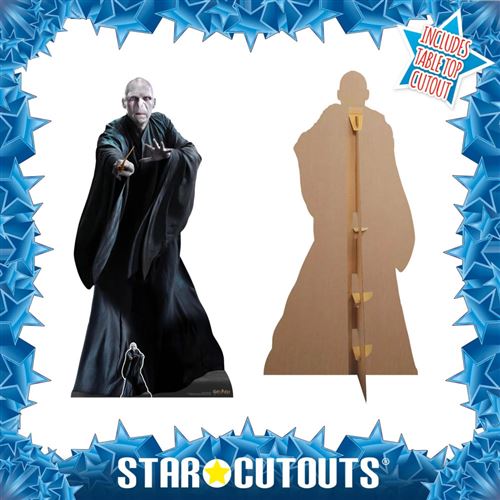 STAR CUTOUTS Figurine en carton Lord Voldemort en habit de sorcier avec sa baguette magique Film Harry Potter 184 CM Achat prix fnac