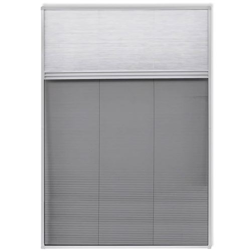 vidaXL Raamhor voor dakramen met zonnescherm plissé 160x80 cm