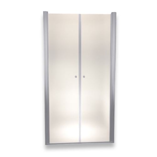 Porte de douche 195 cm largeur réglable 116-120 cm Dépoli-opaque