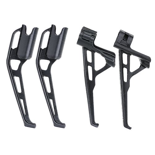 Protecteur de pieds d'atterrissage 4 pièces Pour DJI Mavic Air 2-noir