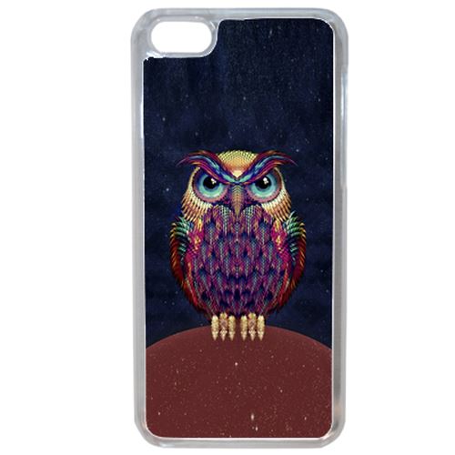 Coque Hiboux Nuit Compatible Iphone 7 Transparent
