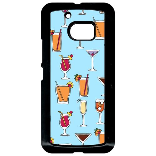 Coque Htc 10 Cocktail Fond Bleu