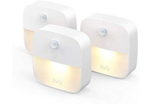 Lumi Veilleuse - Lampe Murale autocollante avec LED de Couleur Chaude, détecteur de Mouvement, capteur de lumière, efficacité énergétique