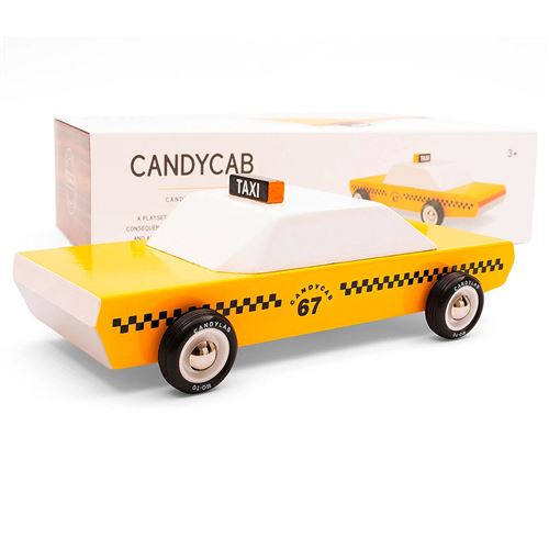 Petites voitures et mini modèles rétro classiques en bois Candylab Americana Véhicules design pour enfants et adultes - Candycab M0501