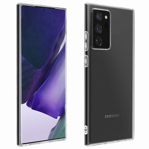 Coque pour Samsung Galaxy Note 20 Ultra Silicone Gel Flexible Ultra-fine et Légère Transparent