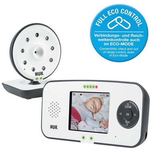 Nuk Babyphone avec caméra Digital 10.256.441 550VD 2.4GHz