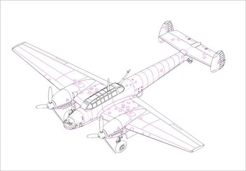 Messerschmitt Bf110 Fighter - 1:72e - Hobby Boss