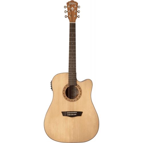 Washburn WD7SCE Dreadnought Cutaway - Guitare électro-acoustique
