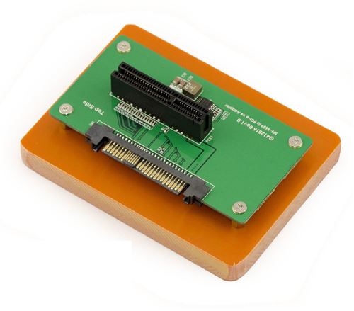 Plaque PCIe 4x pour port NVMe U.2 Avec support