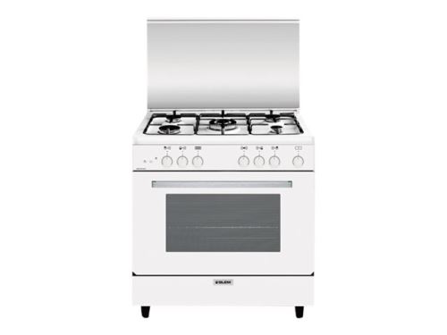 Glem Alpha A855GX - Cuisinière - pose libre - largeur : 80 cm - profondeur : 50 cm - hauteur : 75 cm - blanc